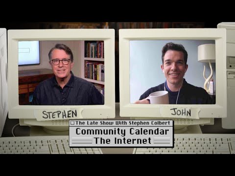 John Mulaney Reads The Internet's Community Calendar