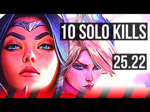 IRELIA vs FIORA (TOP) | 10 solo kills, 14/2/5, Legendary | KR Diamond | 25.22