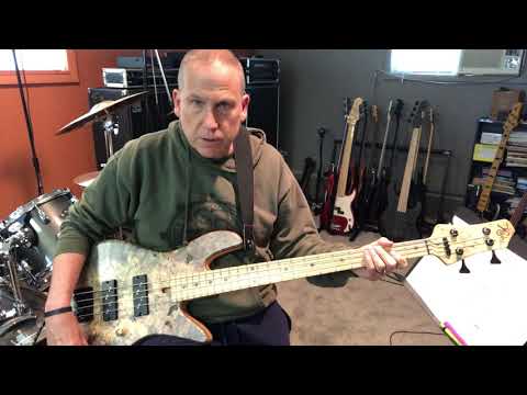 Roger (R Bass) 2015 Jazz 4-String Buckeye Burl w/Ulyate Pickups, Noll Preamp & D-Tuner