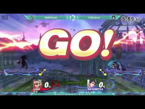 SOS28 WR3 - SAK|Skylar (Luigi) vs V3|Cybrus (Bayonetta)