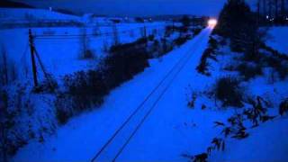 preview picture of video '宗谷本線DE15型ラッセル車走行シーン Snowplow train,Soya Line,Hokkaido,Japan'