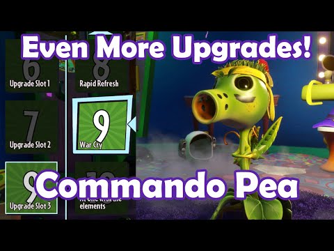 EVEN MORE Upgrades: Commando Pea - Loads of Variants PvZ Gw2 Mod
