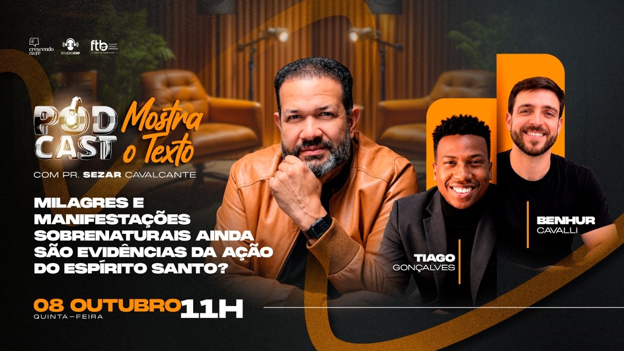 MILAGRES E MANIFESTAÇÕES SOBRENATURAIS SÃO EVIDÊNCIAS DA AÇÃO DO ESPÍRITO SANTO? - 08.10 (AO VIVO)