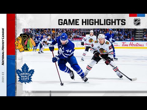 Blackhawks @ Maple Leafs 12/11/21 | NHL Highlights