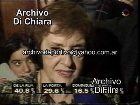 Elecciones estatuyentes 1996 - Habla De La Rua Fernandez Meijide Inchausti V-01895 - DiFilm