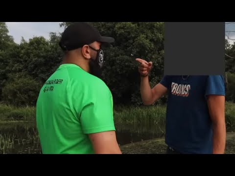 Aggressive Man Without Clothes In Forest And Gets Confronted!!!