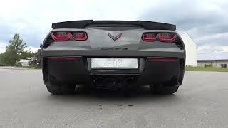 Video: FOX Edelstahl Sportauspuff mittig Corvette C7 Z06