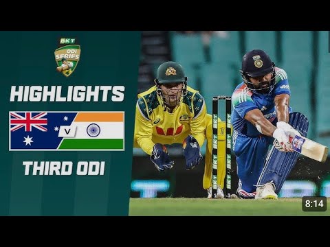 INDIA VS AUSTRALIA HIGHLIGHTS