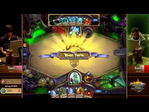 Tarei vs. Kaor - Group B - Match 1 - Hearthstone World Championship 2014