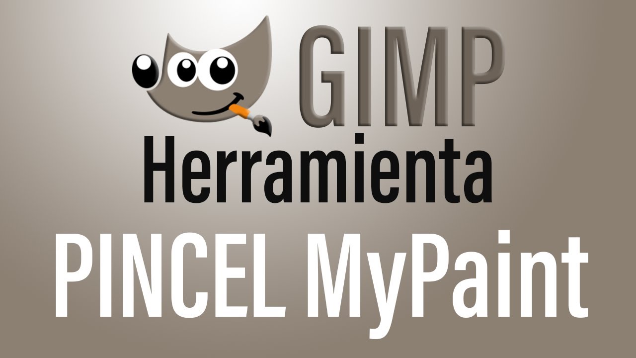 Herramienta PINCEL MyPaint de Gimp