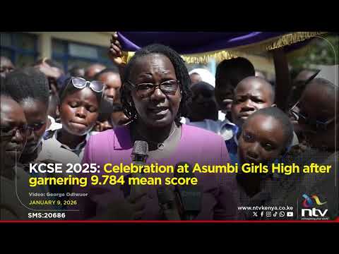 KCSE 2025: Celebration at Asumbi Girls High after garnering 9.784 mean score