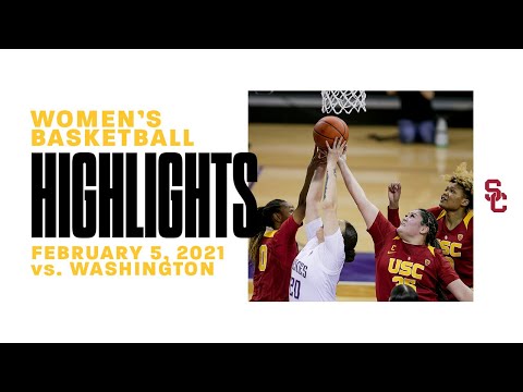 Women's Basketball: USC 63, UW 54 - Highlights 2/5/21