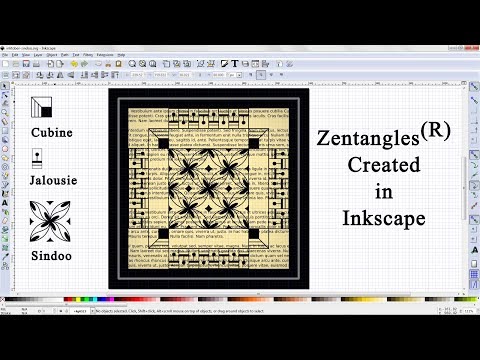 Inkscape Zentangle Tutorial  Lesson 6