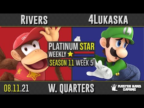 PSW S11:W5 - Rivers (Diddy Kong) Vs. 4Lukaska (Luigi) - W Quarterfinals