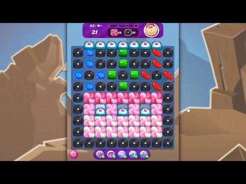 Candy Crush Saga LEVEL 98 NO BOOSTERS (new version)🐟☑️
