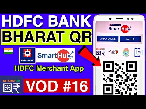 HDFC Bank Bharat QR Code App Smart Hub Singup or Registration Process With Details || HDFC Smart Hub Video