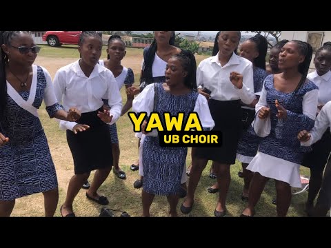 Yawa — Imbewu — (Zaza Mokhethi) by the UB Choir outside the Basilica in Mvolyé