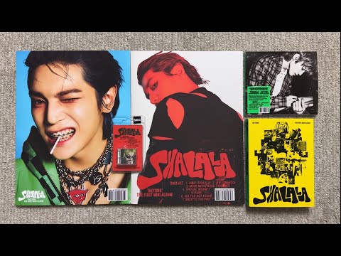 ♡Unboxing Taeyong 태용 1st Mini Album SHALALA 샤랄라 (Collector, Thorn, Archive, Digipack & SMini Ver.)♡