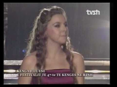 Kejsi Tola sings "Më Merr Në Ëndërr" (Albania 2009)