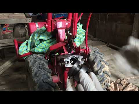 Troy-Bilt Horse Rototiller Tines won't Engage - Fixing Seized Dog Clutch/PTO (1986 PTO Horse Tiller)