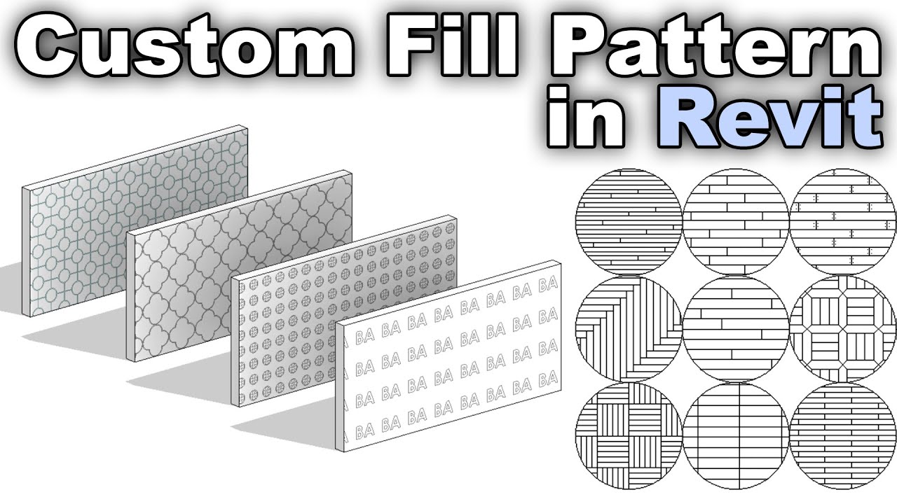 Custom Fill Pattern in Revit Tutorial
