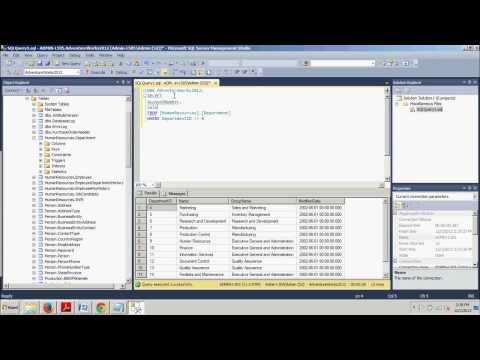 Sql Server Tutorial 27 Using Comparison Operators
