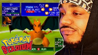 Old Man vs Young Man in: Pokemon Stadium 64