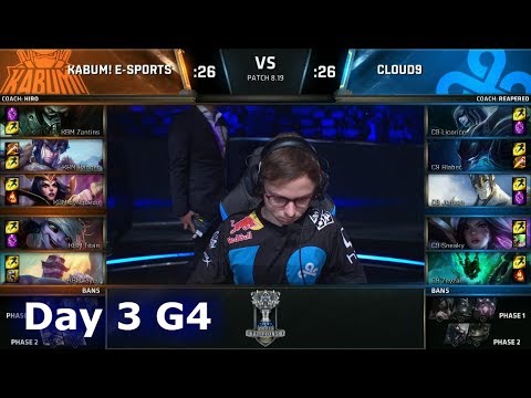 KBM vs C9 | Day 3 Play-In Stage S8 LoL Worlds 2018 | KaBuM! e-Sports vs Cloud 9