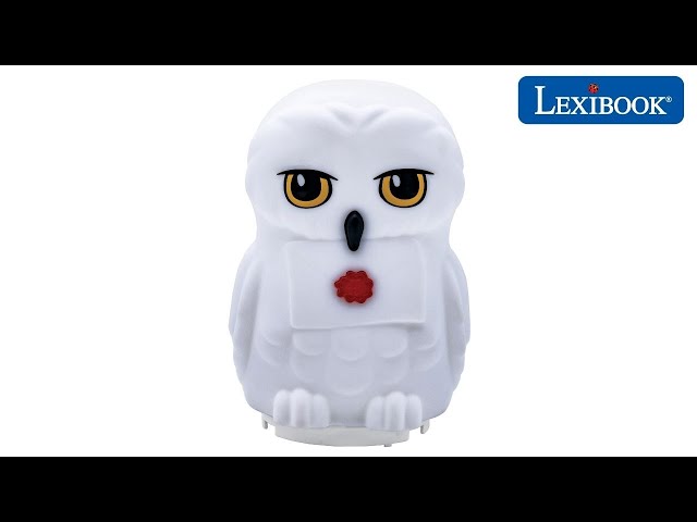 Vídeo relacionado con LEXIBOOK Hedwig Harry Potter - Luz Nocturna Multicolor de Hedwig - NLJ105HP
