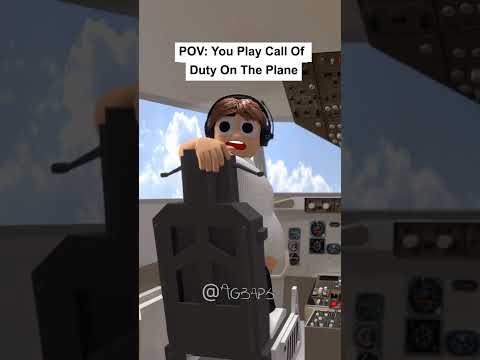 POV: You Play Call Of Duty On The Plane