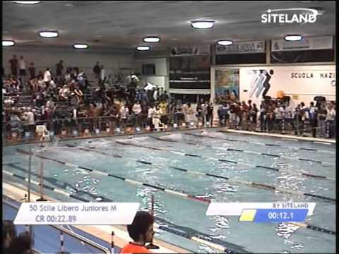 Eliminatorie 3 dei 50 Stile Libero Juniores Maschi - 15 Memorial Chiara Giavi