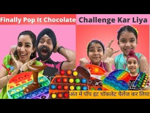 Finally Pop It Chocolate Challenge Kar Liya | RS 1313 FOODIE | Ramneek Singh 1313