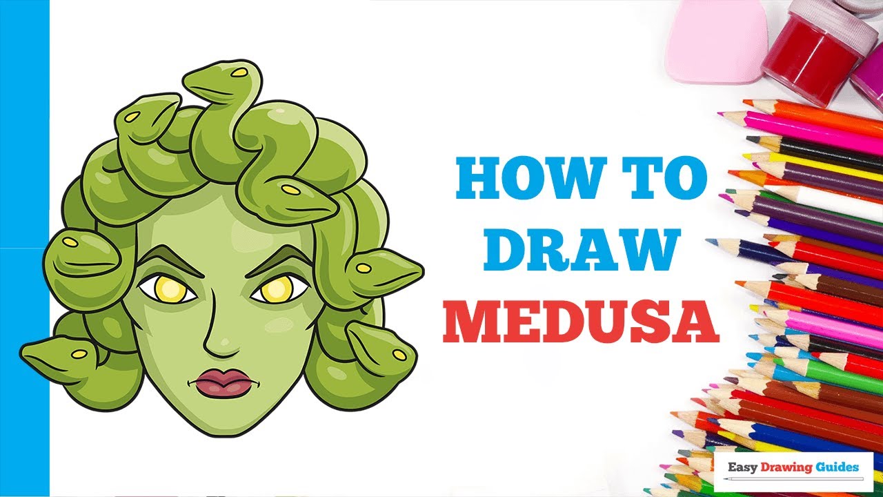 How to Draw Medusa in a Few Easy Steps: Drawing Tutorial for Beginner Artists