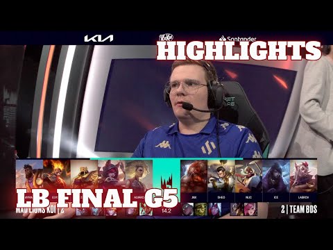BDS vs MDK - Game 5 Highlights | Lower Final LEC Winter 2024 Playoffs | Team BDS vs Mad Lions KOI G5