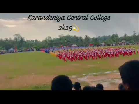 Karandeniya central college sport meet 2025  Saraba