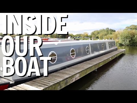 FULL TOUR of our NEW NARROWBOAT HOME - The FULL BOAT Tour. Vlog No.21
