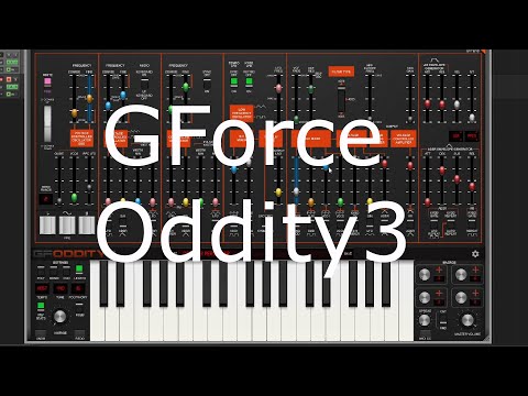 GForce Oddity3 Synthesizer  -  No Talking