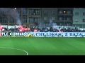 Bohemians 1905 FC Baník Ostrava 10 4 2015 Choreo Pyro Pavel Karoch