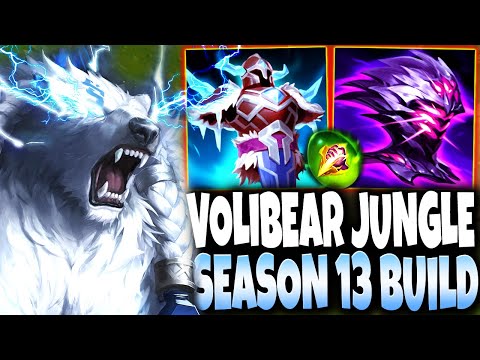 Jungle Season 13 Volibear JakSho Build BROKE ~ 3x SHIELDS & HEALS - LoL Voli Preseason 2023 Gameplay