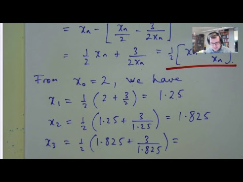 Beginners Guide to Newton's Method in Calculus More Examples - Chris Tisdell Live Stream