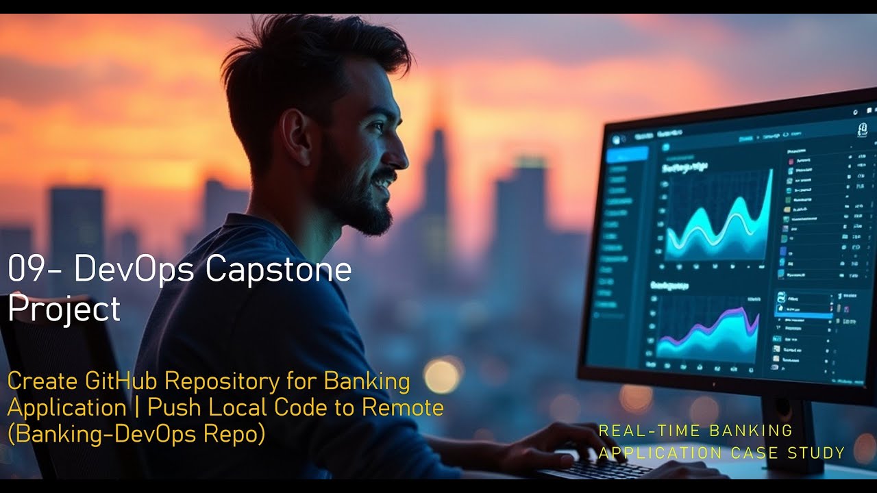 09-DevOps Capstone Project- Create GitHub Repository for Banking App  Push Local Repo to Remote Repo