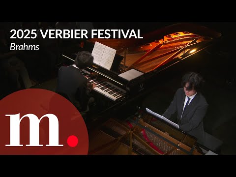 Yunchan Lim 임윤찬 & Minsoo Sohn 손민수 perform Brahm's Sonata for Two Pianos at the 2025 Verbier Festival