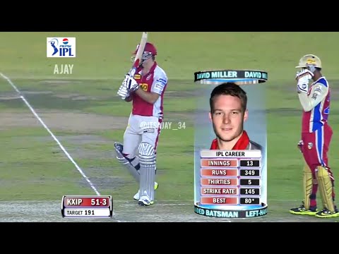 David Miller's Unstoppable 101*(38) Against RCB in IPL 2013 | Extended Highlights #cricket #viral