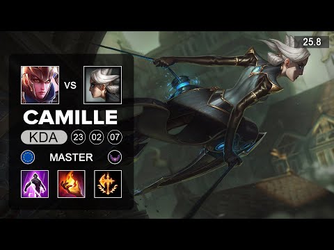 Camille vs Quinn Top - EUW Grandmaster - Patch 25.8 Season 15
