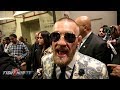 CONOR MCGREGOR "IM HAPPY FOR HIM! IF WE BOXED AGAIN IT WOULD BE DIFFERENT!"