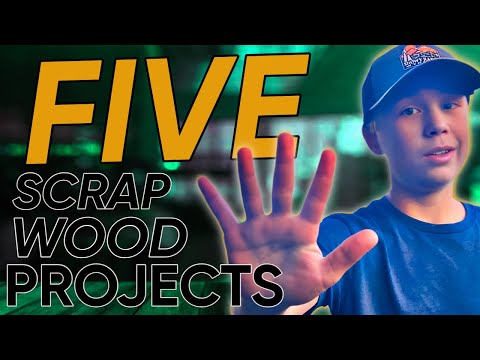 5 AMAZING Scrap Wood Projects to Sell !! | Make Money Woodworking