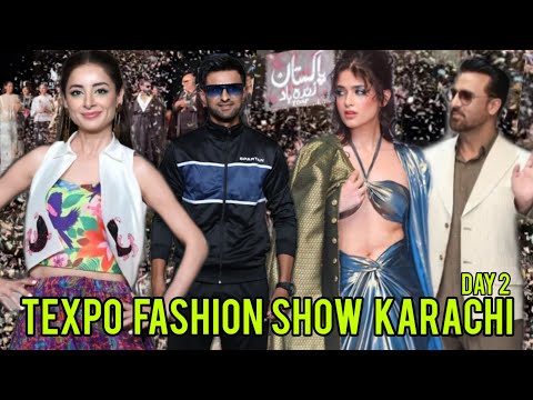 TEXPO FASHION SHOW - TDAP - Shoaib Malik - Sarwat Gillani