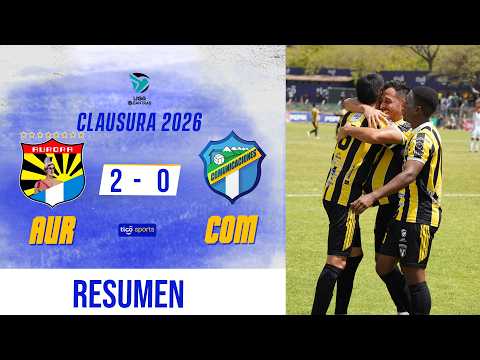 AURORA SE QUEDA CON EL DERBI| Aurora 2-0 Comunicaciones | Resumen Completo