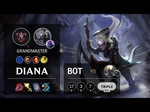Diana Bot vs Pantheon - EUW Grandmaster Patch 10.4