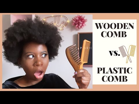 WOODEN COMB vs. PLASTIC COMB | DETANGLING TEST WITH...